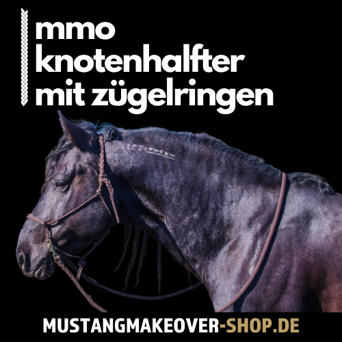 MUSTANG MAKEOVER Knotenhalfter (mit Zügelringen)