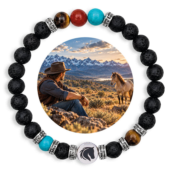 Symbolas x MUSTANG MAKEOVER - Armband "Free Spirit" - Herren