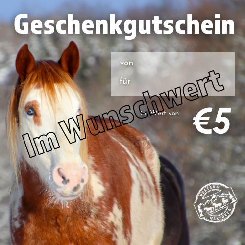 Geschenkgutschein mit Wunschbetrag