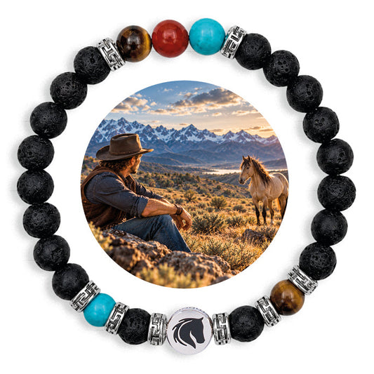Symbolas x MUSTANG MAKEOVER - Armband "Free Spirit" - Herren