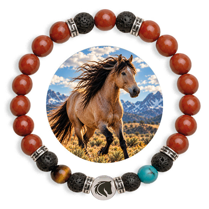 Symbolas x MUSTANG MAKEOVER - Armband "Wild Heart" - Herren