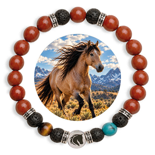 Symbolas x MUSTANG MAKEOVER - Armband "Wild Heart" - Herren